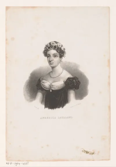 Portret van Angelica Catalani