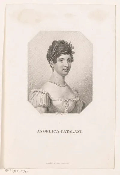 Portret van Angelica Catalani
