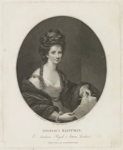 Portret van Angelica Kauffman