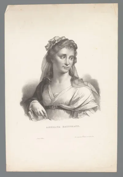 Portret van Angelica Kauffmann