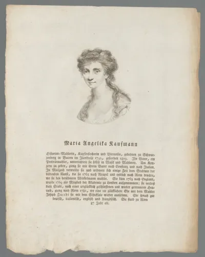 Portret van Angelica Kauffmann