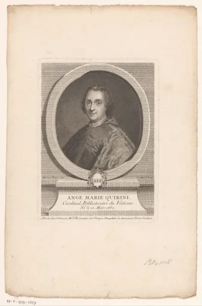 Portret van Angelo Maria Quirini