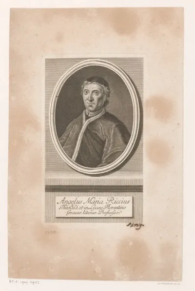 Portret van Angelo Maria Ricci