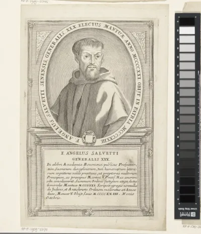 Portret van Angelo Salvetti, 30ste Minister Generaal van de franciscaner orde