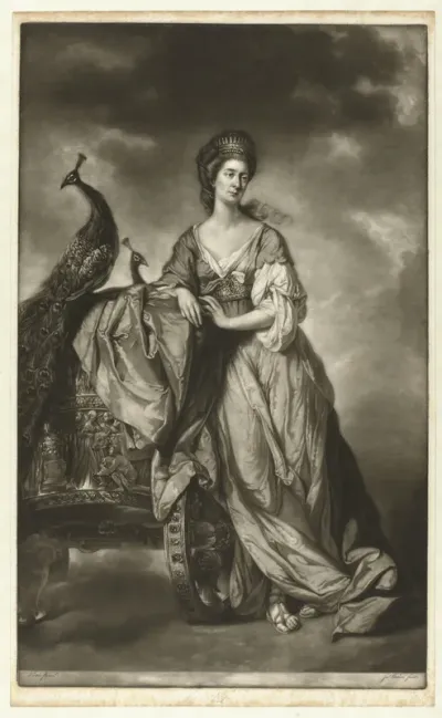 Portret van Ann Elliot als Juno