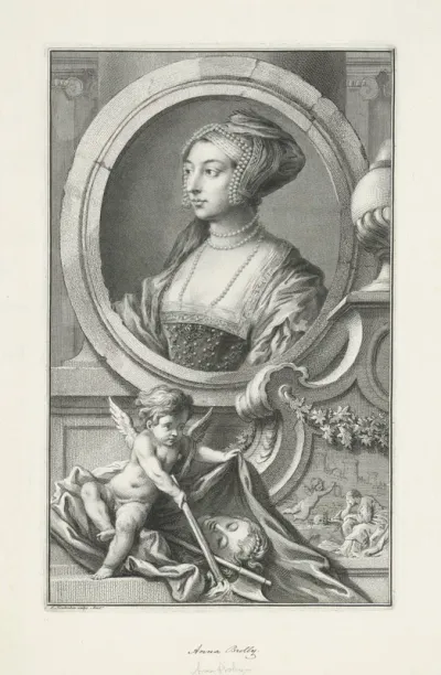 Portret van Anna Boleyn, koningin van Engeland