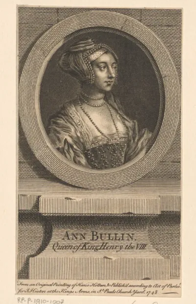 Portret van Anna Boleyn, koningin van Engeland
