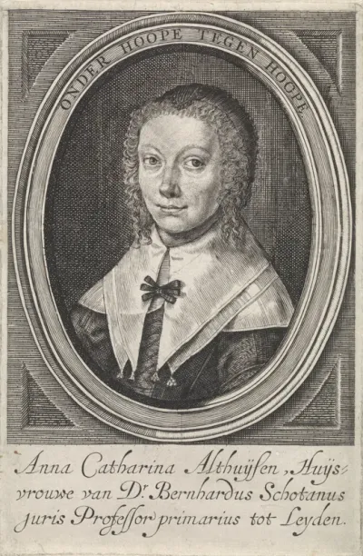 Portret van Anna Catharina Althusius