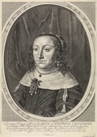Portret van Anna Catharina Constance, paltsgravin van Palts-Neuburg