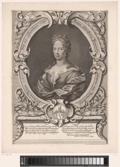 Portret van Anna Christina Popgeir