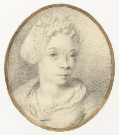 Portret van Anna de Hooghe