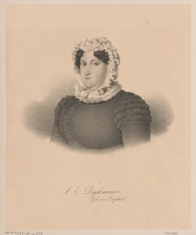 Portret van Anna Elsabé van Omphal