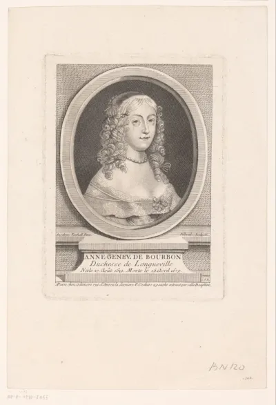 Portret van Anna Genoveva van Bourbon-Condé