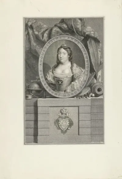 Portret van Anna Ivanovna, Tsarina van Rusland