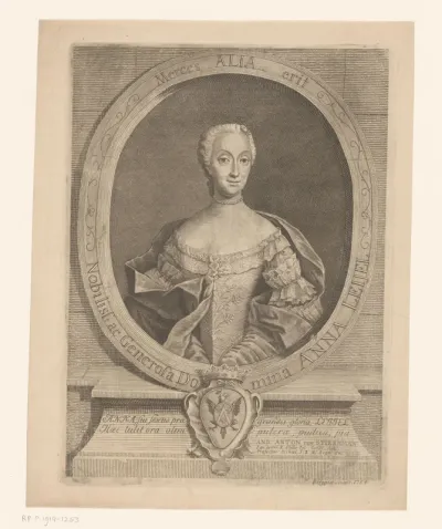Portret van Anna Leijel