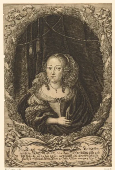 Portret van Anna Lingkin