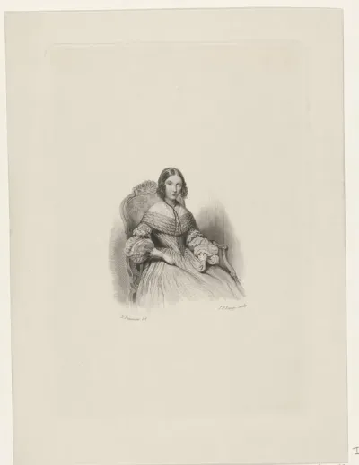 Portret van Anna Louisa Geertruyda Bosboom-Toussaint