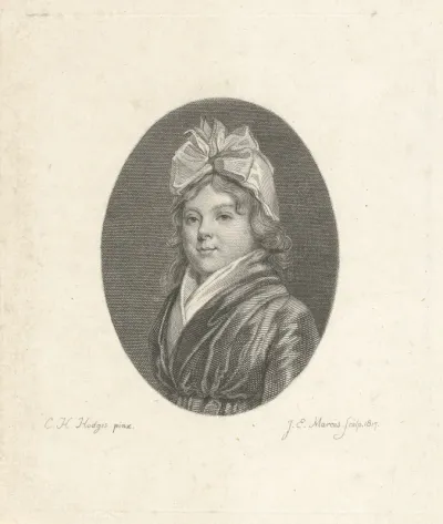 Portret van Anna Maria Ebeling
