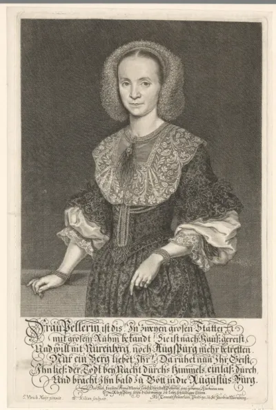 Portret van Anna Maria Peller
