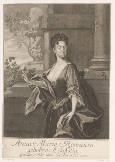 Portret van Anna Maria Romanus