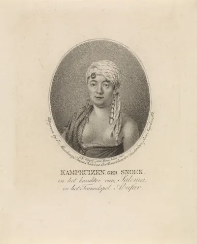 Portret van Anna Maria Snoek