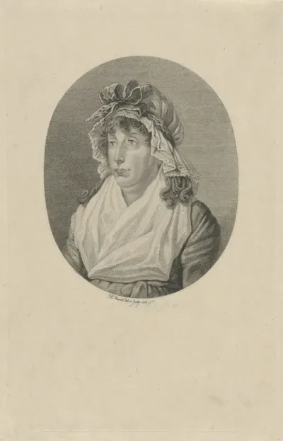 Portret van Anna Maria Taunay-Scharff