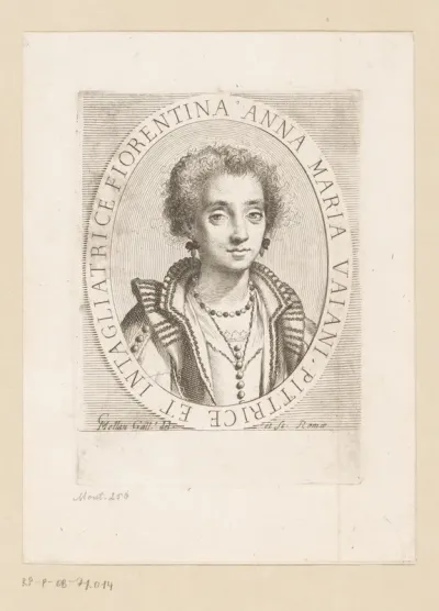 Portret van Anna Maria Vaiani