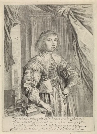 Portret van Anna Maria van Schurman