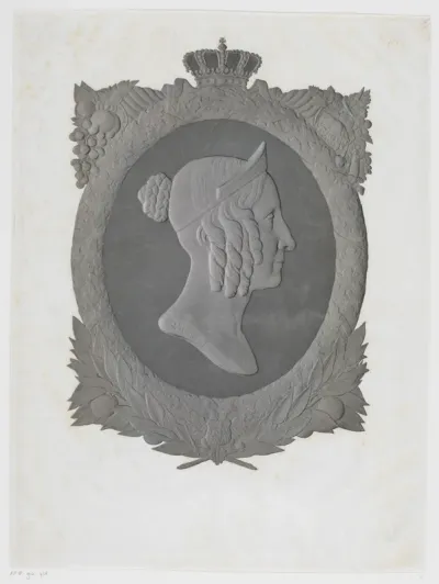 Portret van Anna Paulowna, koningin der Nederlanden