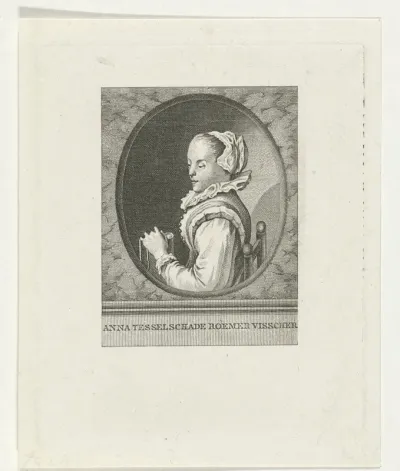 Portret van Anna Roemers Visscher
