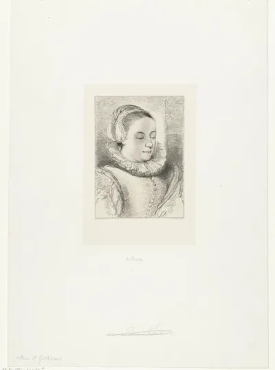 Portret van Anna Roemers Visscher
