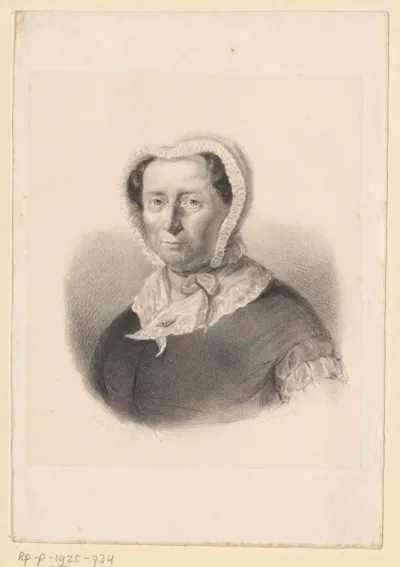 Portret van Anna Sibylla Liernur