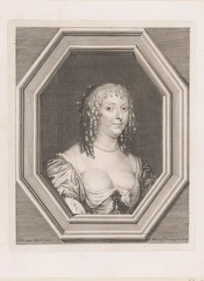 Portret van Anna Sophia, hertogin van Carnavaron