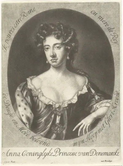 Portret van Anna Stuart, koningin van Engeland
