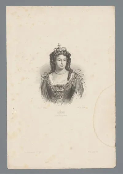 Portret van Anna Stuart