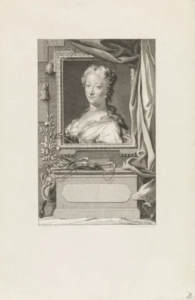Portret van Anna van Brunswijk-Lunenburg, Prinses van Oranje