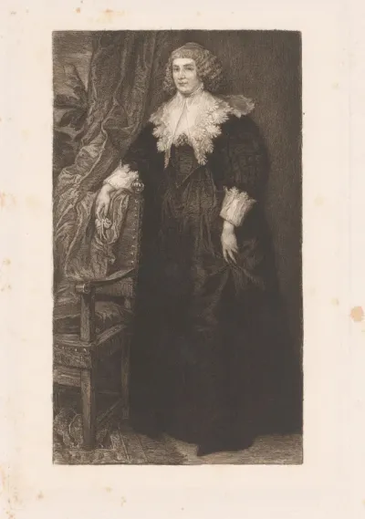 Portret van Anna van Craesbecke