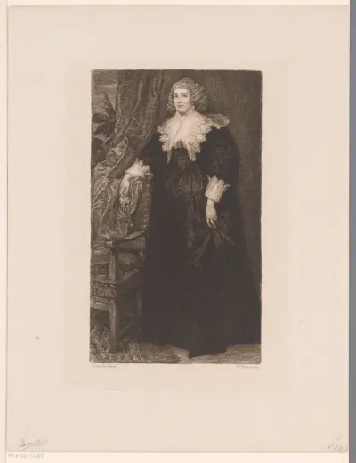 Portret van Anna van Craesbecke