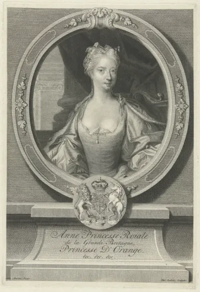 Portret van Anna van Hannover