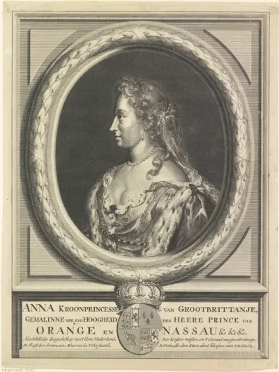 Portret van Anna van Hannover
