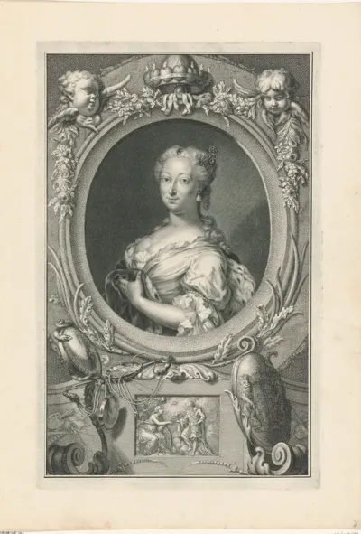 Portret van Anna van Hannover, prinses van Oranje-Nassau