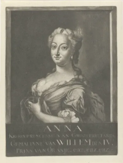 Portret van Anna van Hannover