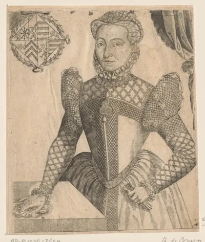 Portret van Anna van Kleef
