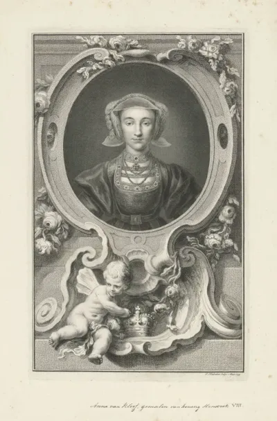 Portret van Anna van Kleef, koningin van Engeland