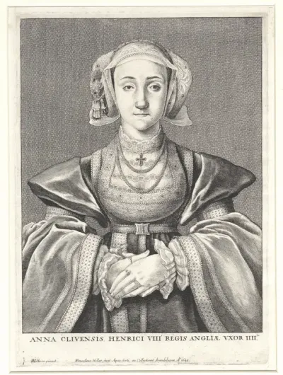 Portret van Anna van Kleef, koningin van Engeland