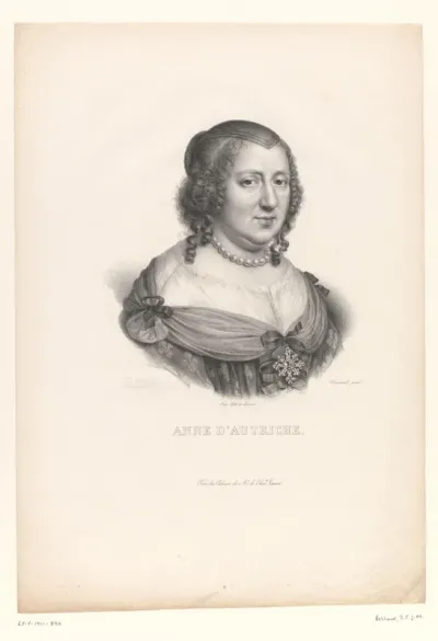 Portret van Anna van Oostenrijk, koningin van Frankrijk