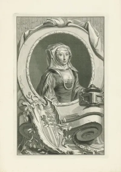 Portret van Anna van Saksen