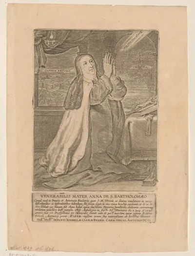 Portret van Anna van Sint-Bartolomeüs