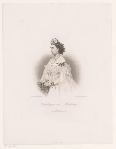 Portret van Anna von Hessen-Darmstadt