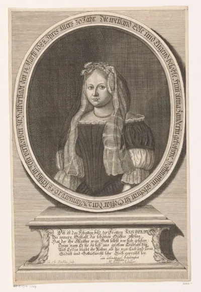 Portret van Anna Zander